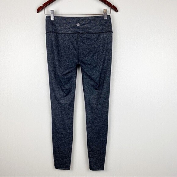 Athleta Quest Chaturanga Tight Leggings Heathered Black Size S - Picture 5 of 10